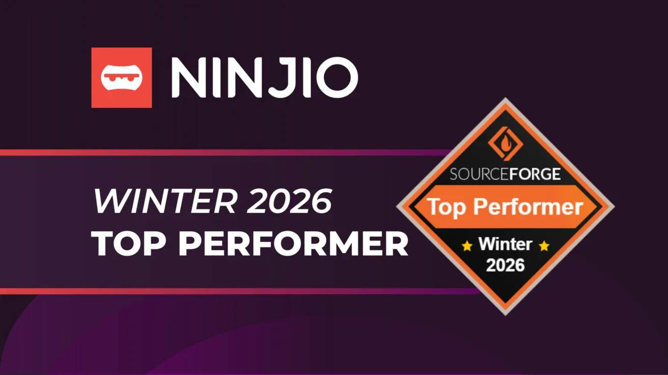NINJIO Winter 2026 Top Performer Sourceforge