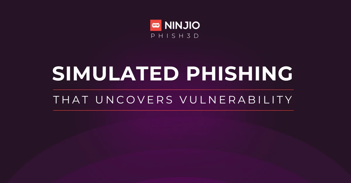 Simulated phishing that uncovers vulnerability